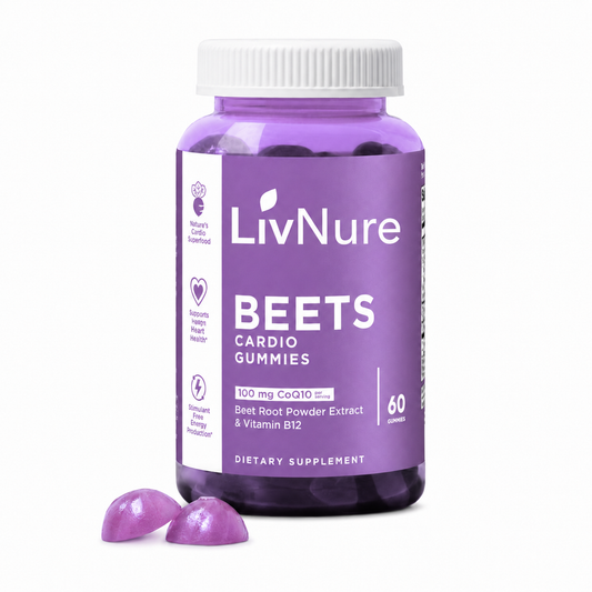 Beetroot Heart Gummies (60 Capsules)